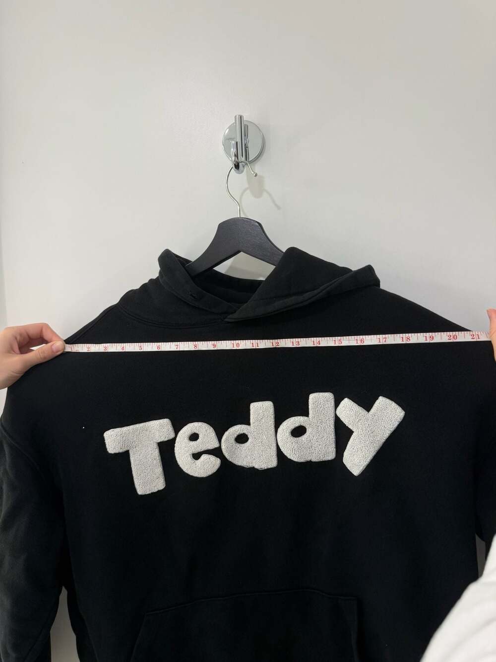 Slowacid X Teddy Island Black Teddy Boucl Hoodie Sz L - Gem